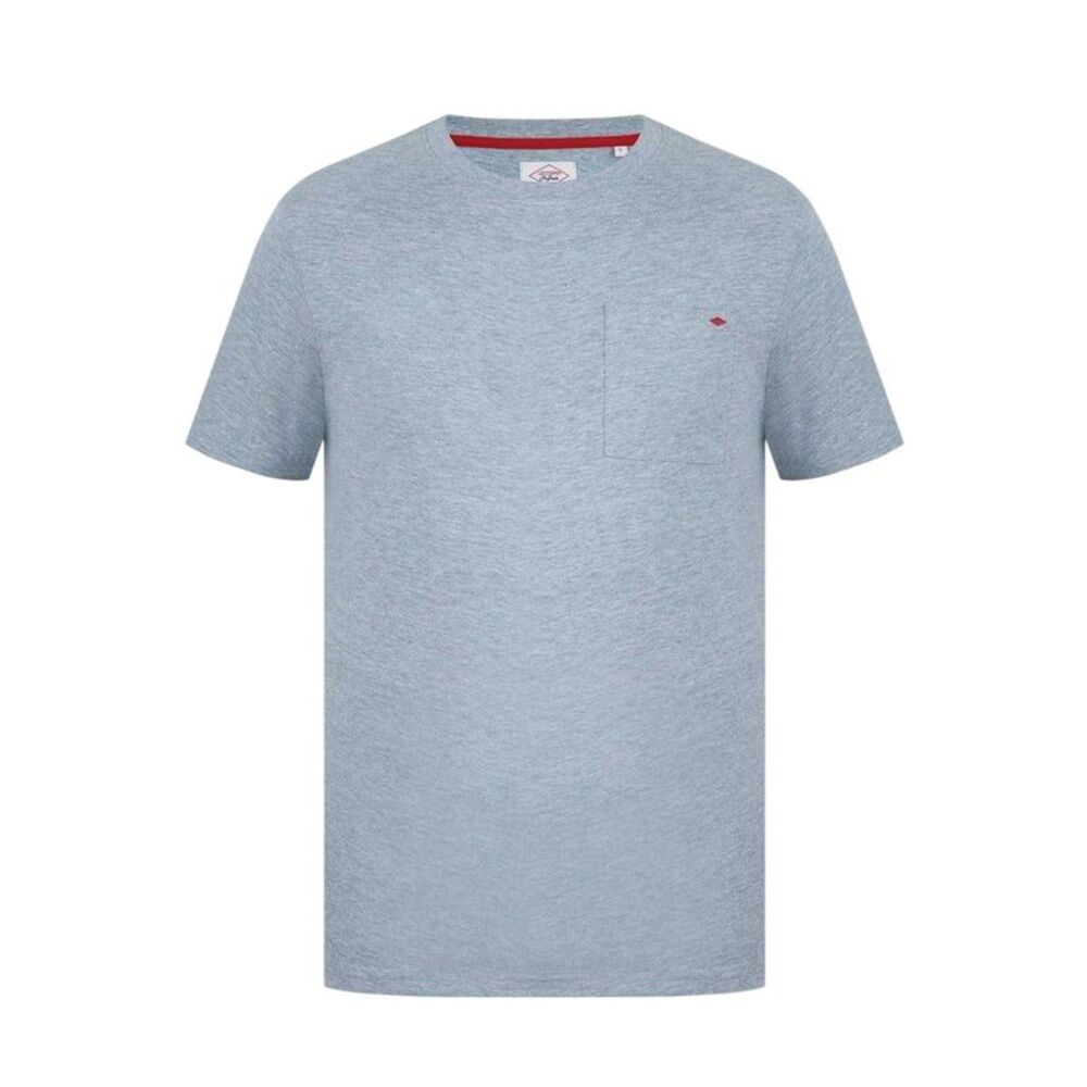 Lee Cooper Mens Pocket Regular T-Shirt / Grey Marl
